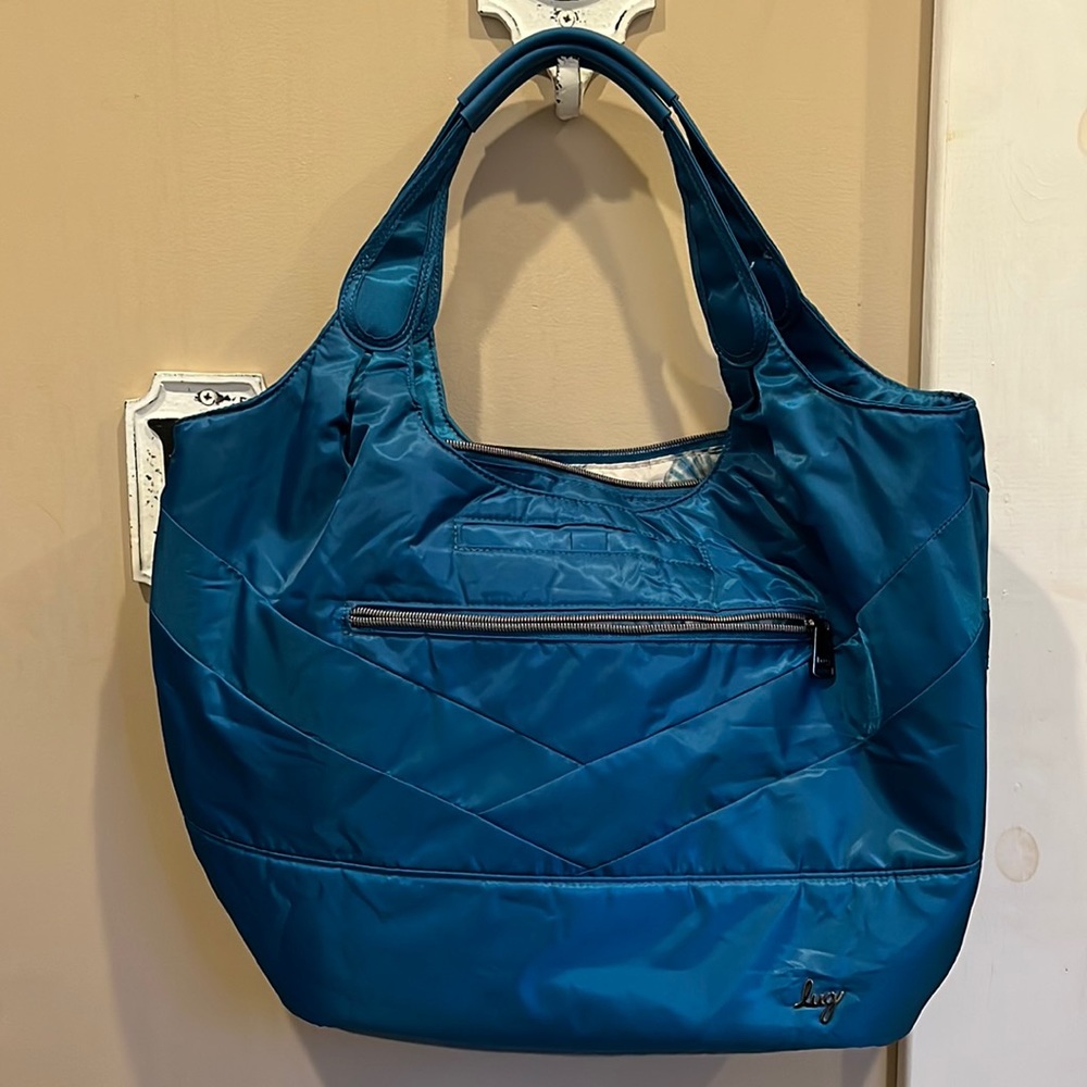 lug Teal Gondola SE Quilted Tote Bag